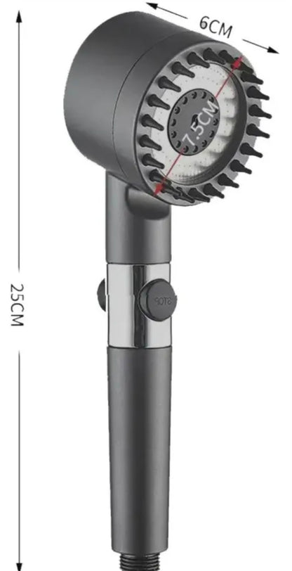 Cabezal de ducha masajeador 4 en 1